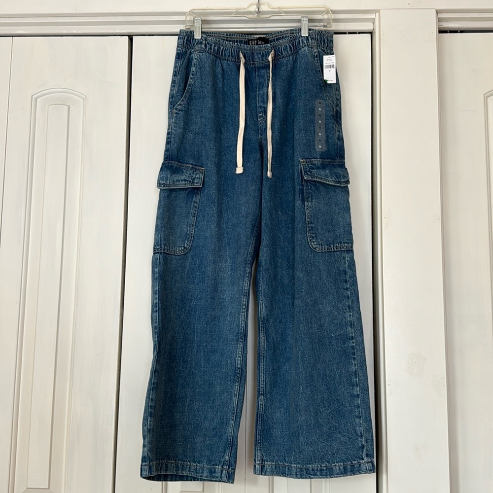 GAP high rise wide leg pants